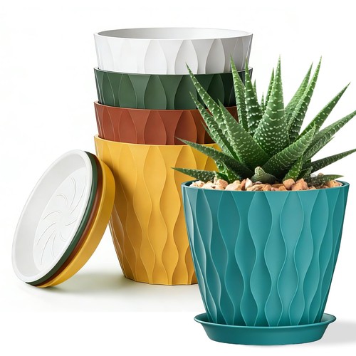 Inch plastic plant pots - plastic,